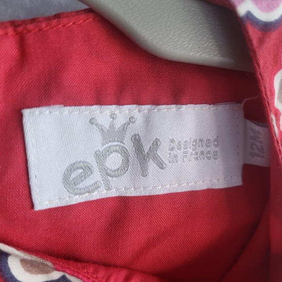 epk baby toddler dress 12‎ months floral bright - Picture 3 of 5